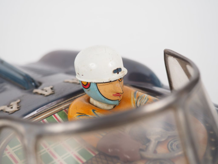 Nomura Japan DREAM Sport, voiture de l’espace en tôle lithographié ble