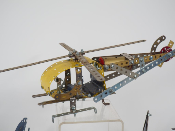 Construction sur base de MECANO ancien lot de 3 avions Long +/- 38cm o