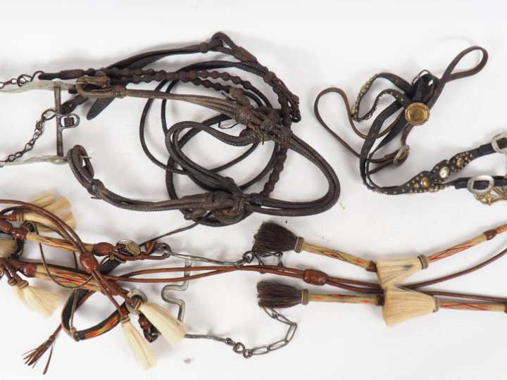 Selle de cavalerie type « Packer’s saddle 1917 » en cuir brun doublé d