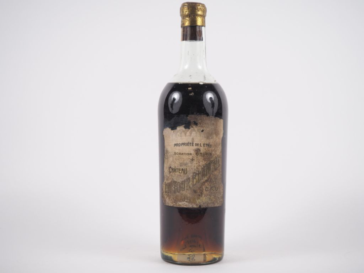 1 BOUTEILLE CHÂTEAU LA TOUR BLANCHE 1er CC SAUTERNES - 1916 - PRÉSUMÉE