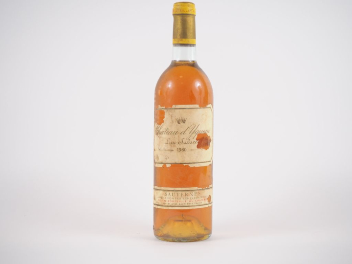 1 BOUTEILLE CHÂTEAU D'YQUEM 1er CCS SAUTERNES - 1980 - BG/EA
