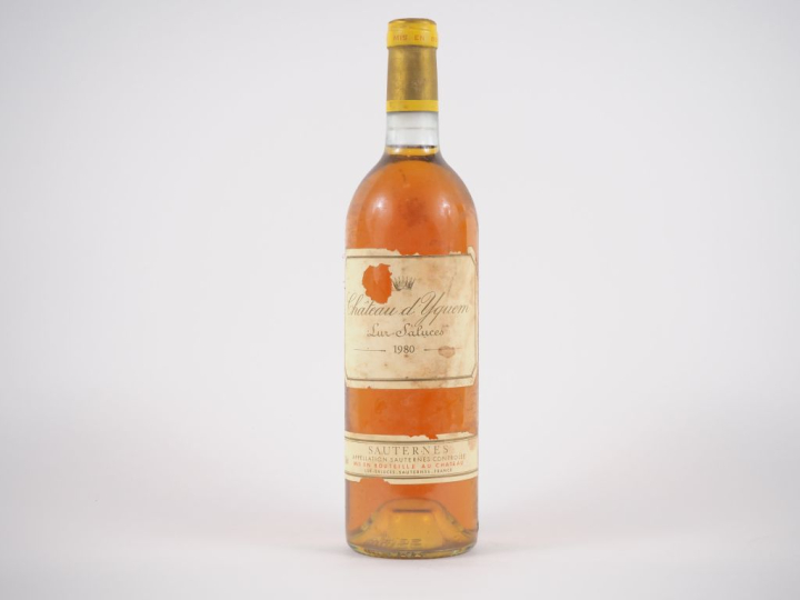 1 BOUTEILLE CHÂTEAU D'YQUEM 1er CCS SAUTERNES - 1980 - BG/EA