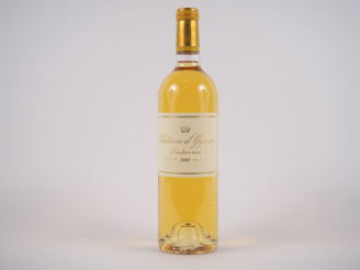 Vente aux enchères 1 BOUTEILLE CHÂTEAU D'YQUEM 1er CCS SAUTERNES - 2005