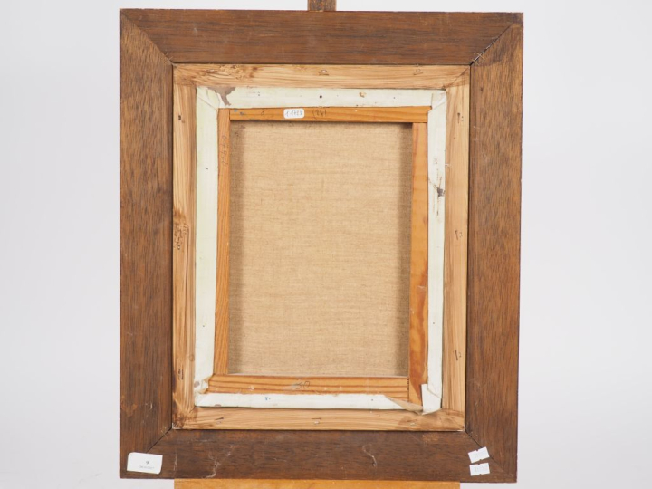 Yvon DELAPORTE.  "nature morte" Huile sur toile, signée en haut à gauc