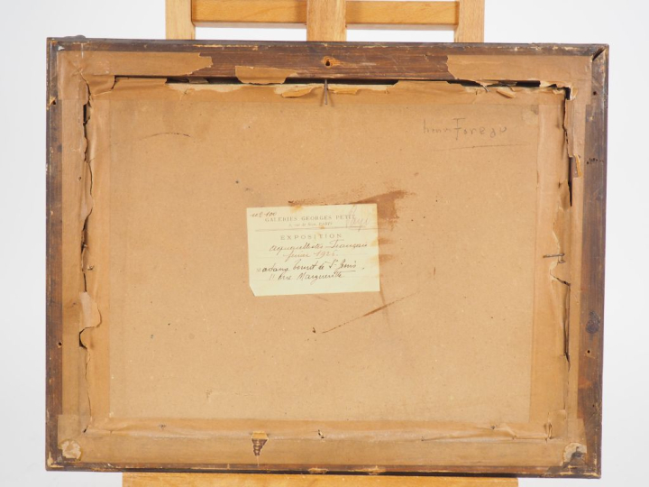 HENRI FOREAU. "paysage" Aquarelle, signée en bas à gauche, Dim: 27,5 X