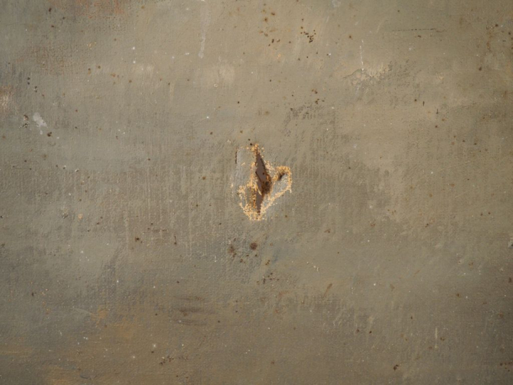 Paul GAGNEUX. "Nature morte au gibier et crustacés". Grande huile sur 