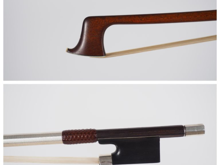 	Interessant archet de violon 	fait par Francois Lotte en pernambouc m