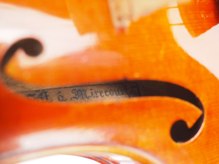 Violon fait par George DURAND (premier assistant de Georges Apparut) e