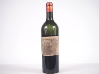Vente aux enchères 1 BOUTEILLE CHEVAL BLANC 1er GCC ST ÉMILION - 1922 - VIDANGE/ETA 