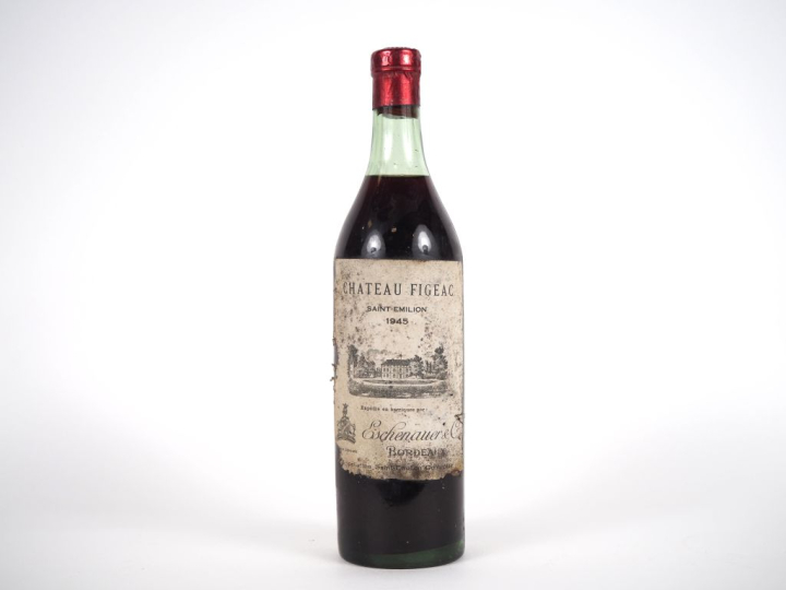 1 BOUTEILLE CHÂTEAU FIGEAC ST ÉMILION MISE ESCHENAUER - 1945 - BON NIV