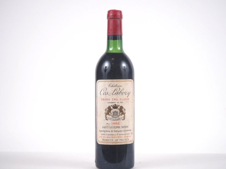 1 BOUTEILLE CHÂTEAU COS LABORY GCC ST ESTÈPHE - 1982 - LB/ELS/ETLA/BOU