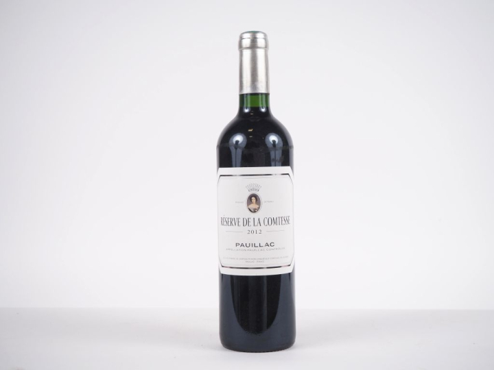 3 BOUTEILLES RÉSERVE DE LA COMTESSE PAUILLAC - 2012 