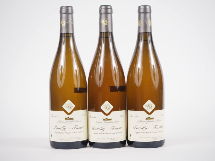 3 BOUTEILLES POUILLY FUISSÉ MAURICE BIDOUILH DE VERNEUIL - 2007