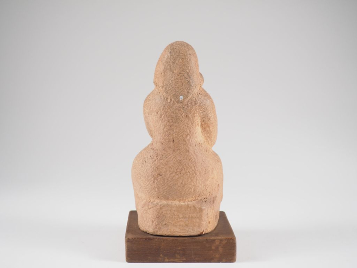 Henri Paul REY. "jeune mère et son enfant" Sculpture en terre cuite Si