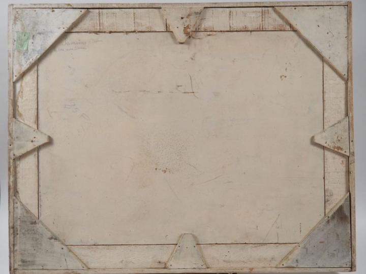 Suzanne REY de JAEGHER. "Samoens, le lac aux dames, Haute-Savoie" Huil