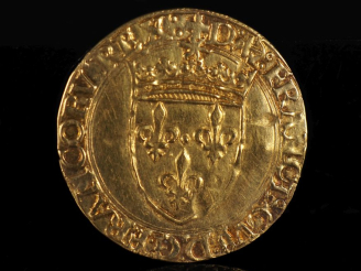 Vente aux enchères Pièce en or François Ier  Poids : 3,26 g   