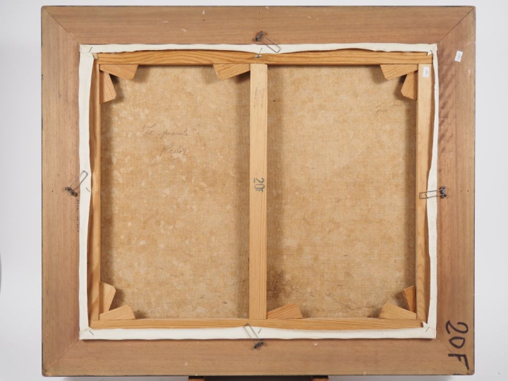 REDOR. "le pianiste" Huile sur toile, signée en bas à droite et titrée