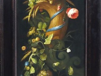Vente aux enchères Ecole française XXème. "paire de natures mortes dans le gout du XVIIèm