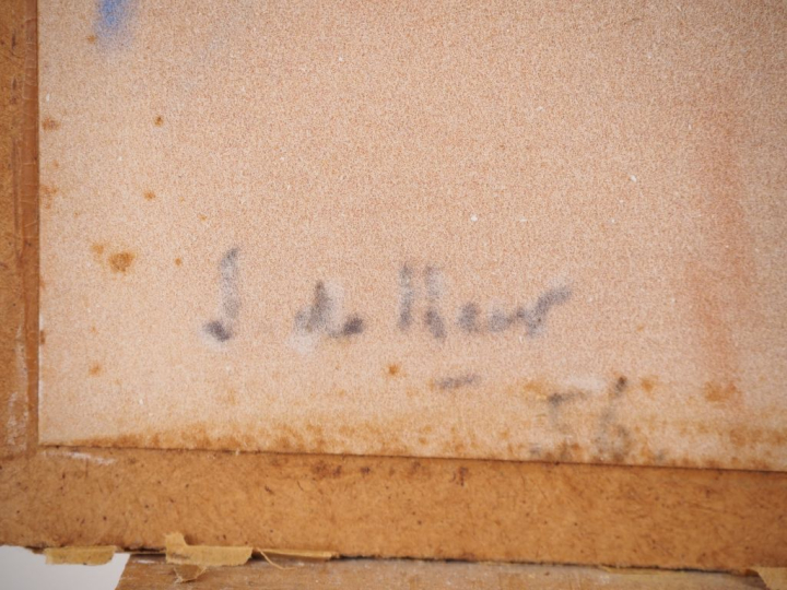 Ecole française XXème.  "bouquet de fleurs" Pastel, signé en bas à gau