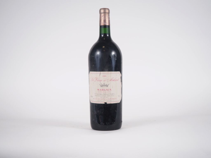 1 BOUTEILLE LA DAME DE MALESCOT MARGAUX - 1989 - ELA 