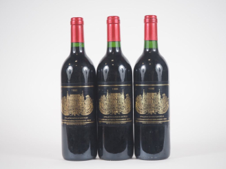 Vente aux enchères 3 BOUTEILLES CHÂTEAU PALMER GCC MARGAUX - 1992  