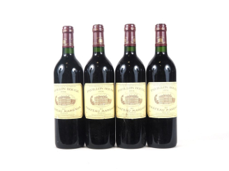 Vente aux enchères 4 BOUTEILLES PAVILLON ROUGE DU CHÂTEAU MARGAUX - 1994 - 2 ELA/2 ETLA 