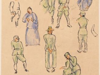 Vente aux enchères Louis Robert BATE (1898-1948, grand prix de l'Indochine en 1938). "Mil