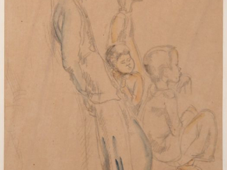 Vente aux enchères Louis Robert BATE (1898-1948, grand prix de l'Indochine en 1938). "Fam