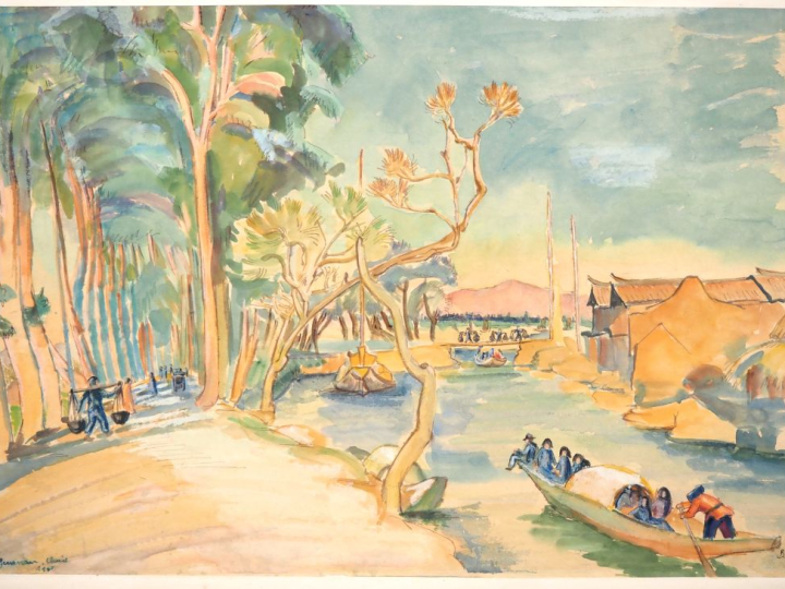 Louis Robert BATE (1898-1948, grand prix de l'Indochine en 1938). "Bar