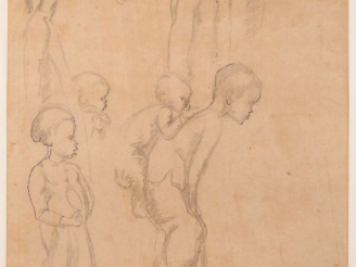 Vente aux enchères Louis Robert BATE (1898-1948, grand prix de l'Indochine en 1938). "Enf