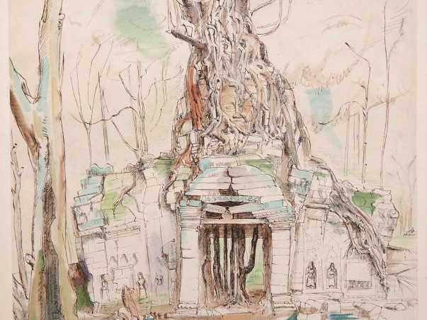 Louis Robert BATE (1898-1948, grand prix de l'Indochine en 1938). "Vue