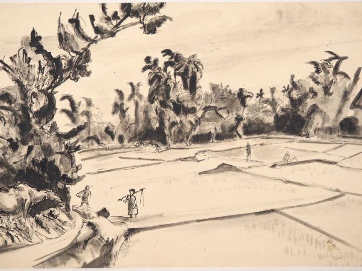 Louis Robert BATE (1898-1948, grand prix de l'Indochine en 1938). "Pay