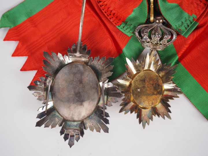 Cambodge, ordre royal du Cambodge (fondé en 1864 et ordre colonial fra