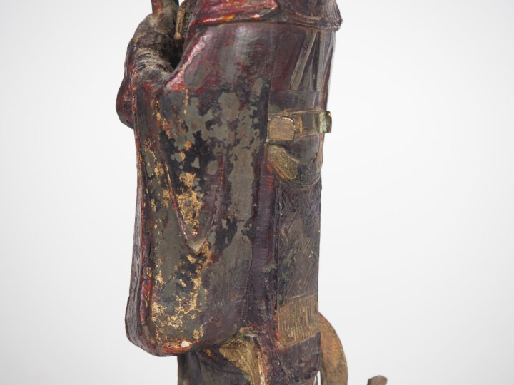 Chine, époque Ming, XVIIe siècle, Statuette en bronze, représentant un