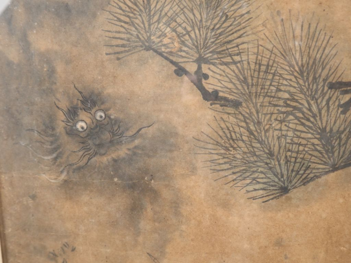 Japon, période Meiji Peinture à l’encre et couleurs sur papier, représ