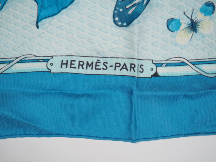 HERMES Paris Carré de soie modèle "Farandole"  Design Caty Signé (peti