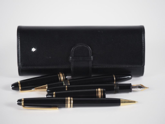 Vente aux enchères MONTBLANC, Meisterstuck Ensemble comprenant un stylo à bille, un stylo