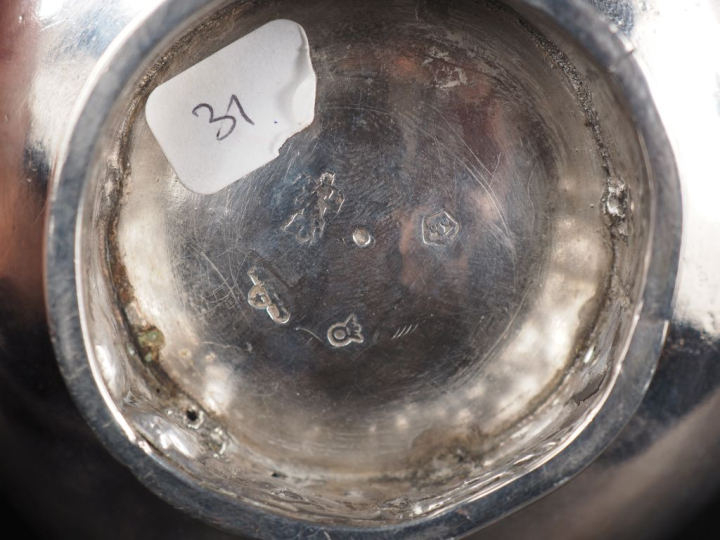 Coupe de mariage en argent XVIIIème Morlaix 1716-1717  MO : Thomas Mai