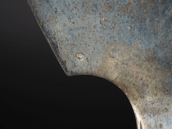 Service à gâteau en argent de style Art Déco, poinçon Minerve, monogra