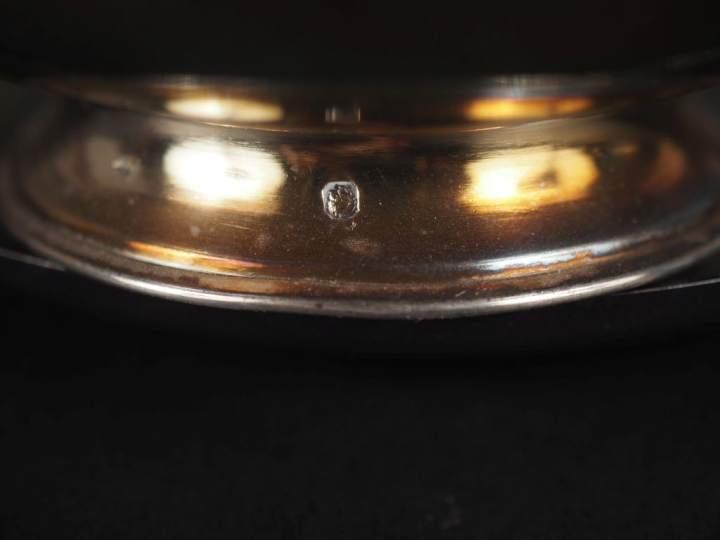 Lot comprenant :  Vide poches en argent, poinçon Minerve soucoupe en a