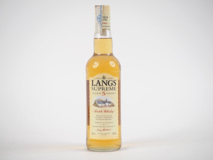LANGS SUPREME 5 YEARS 70 cl - 40 %