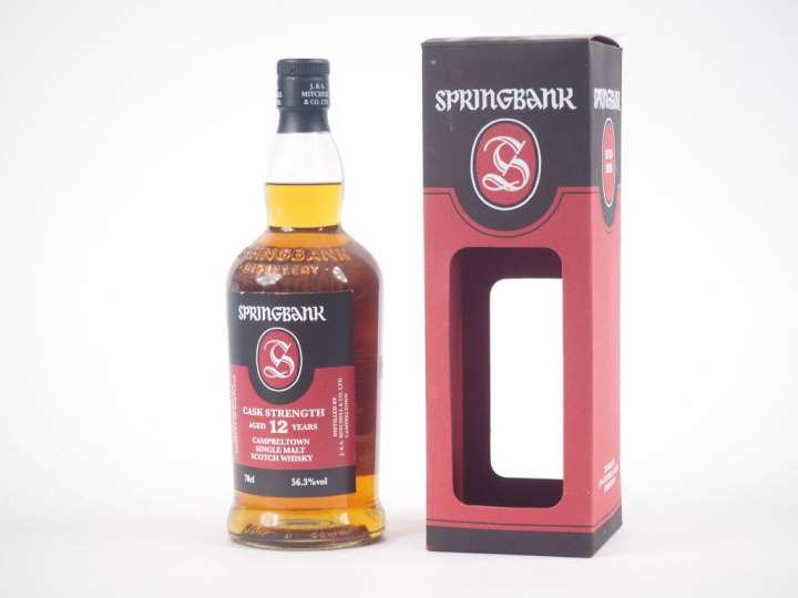 SPRINGBANK 12 YEARS CASK STRENGTH 70 cl - 56.3% - COFFRET 