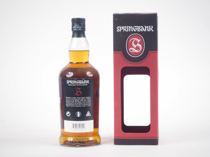 SPRINGBANK 12 YEARS CASK STRENGTH 70 cl - 56.3% - COFFRET 