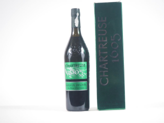 Vente aux enchères 1 BOUTEILLE CHARTREUSE "LIQUEUR D'ELIXIR 1605" - 2023 - COFFRET 