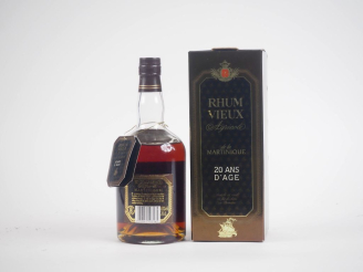 Vente aux enchères 1 BOUTEILLE RHUM BALLY 70 cl - 43 % - 2003 - COFFRET