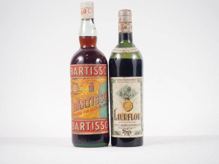 2 BOUTEILLES : 1 BARTISSOL GRAND ROUSSILLON/1 LAURFLOR GRAND ROUSSILLO