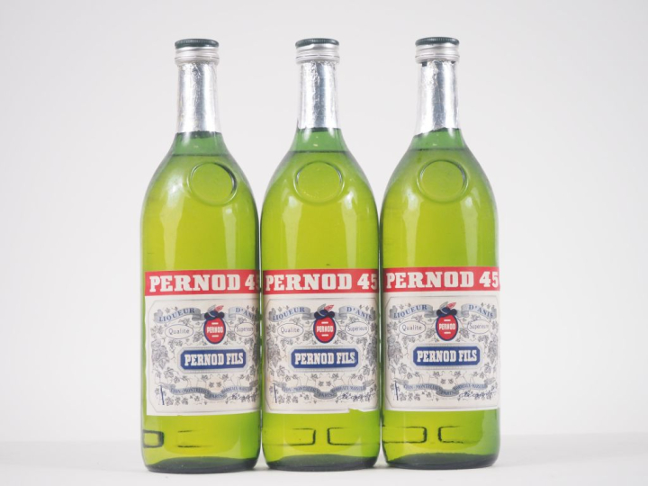 3 BOUTEILLES PERNOD 45