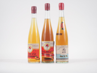 Vente aux enchères 3 BOUTEILLES EAU DE VIE DE MARC LANGUEDOC 75 cl - 41,7 % 