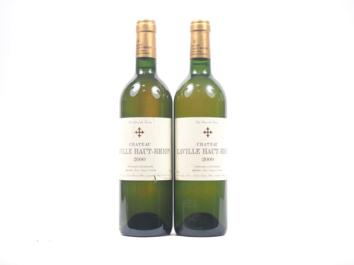 2 BOUTEILLES CHATEAU LAVILLE HAUT BRION CC GRAVES - 2000 - 1 ETLA
