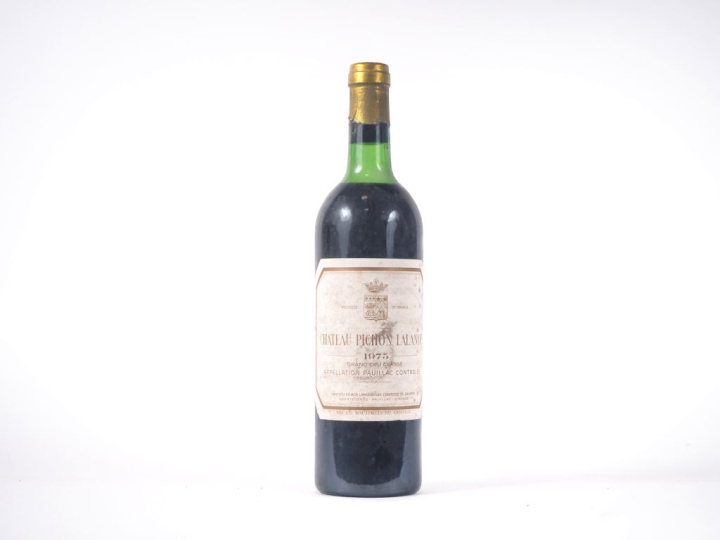 1 BOUTEILLE CHÂTEAU PICHON LALANDE GCC PAUILLAC - 1975 - LB/ES 